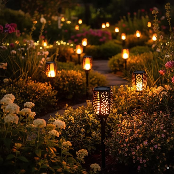 🔥Solar Flame Lights